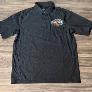 Ogio Unisex Medium Black Polo Shirt with 2026 Phoenix Final Four Logo